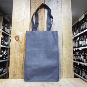 4 Bottle Blue Wine Tote Bag