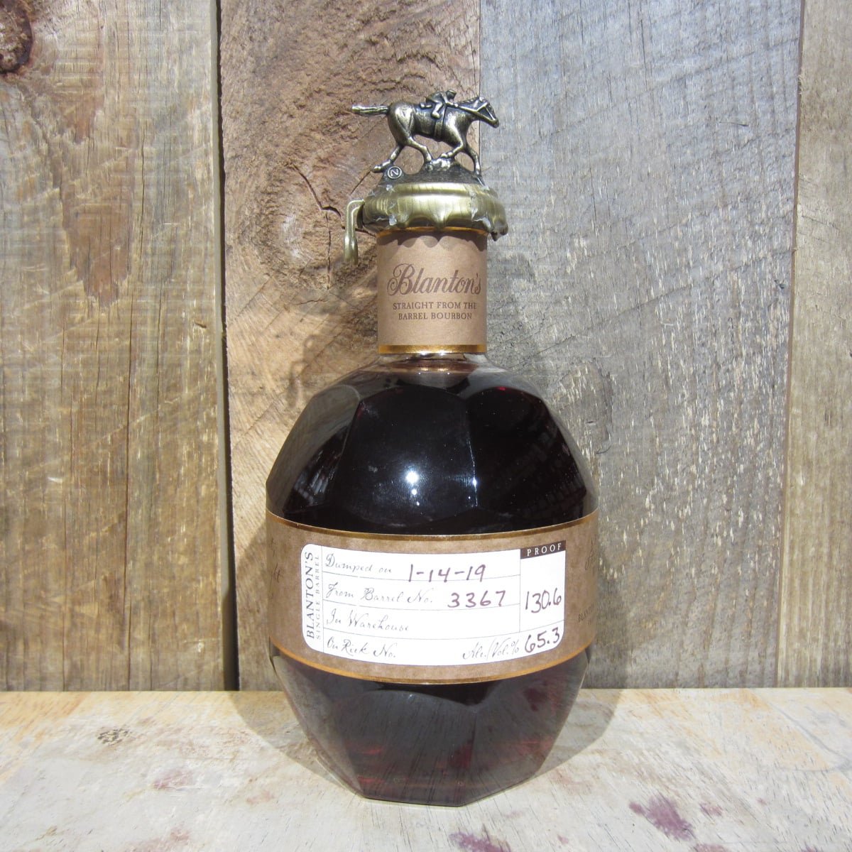 Blantons Straight From The Barrel Bourbon 700ml
