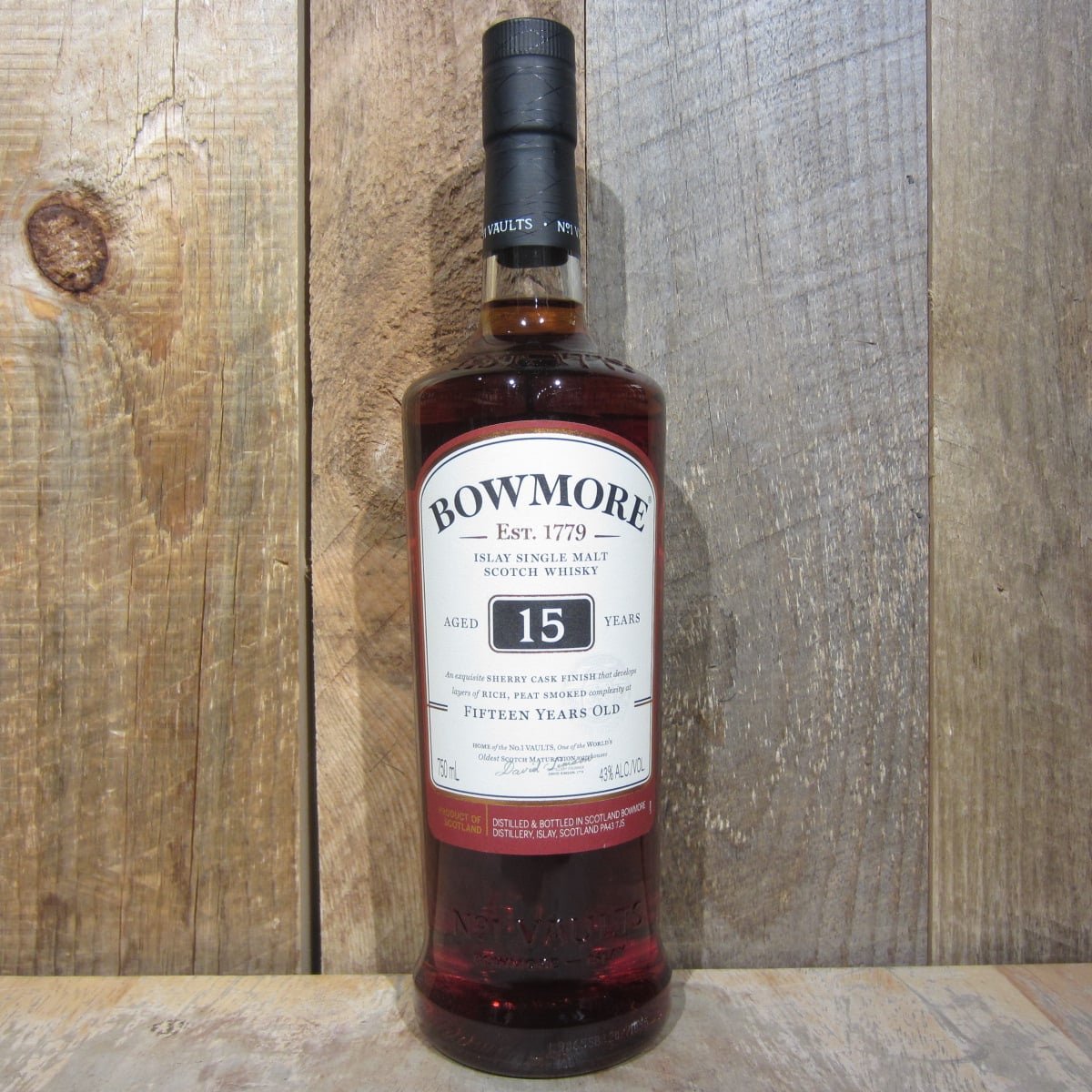 Bowmore Scotch Single Malt 15 Year 750ml