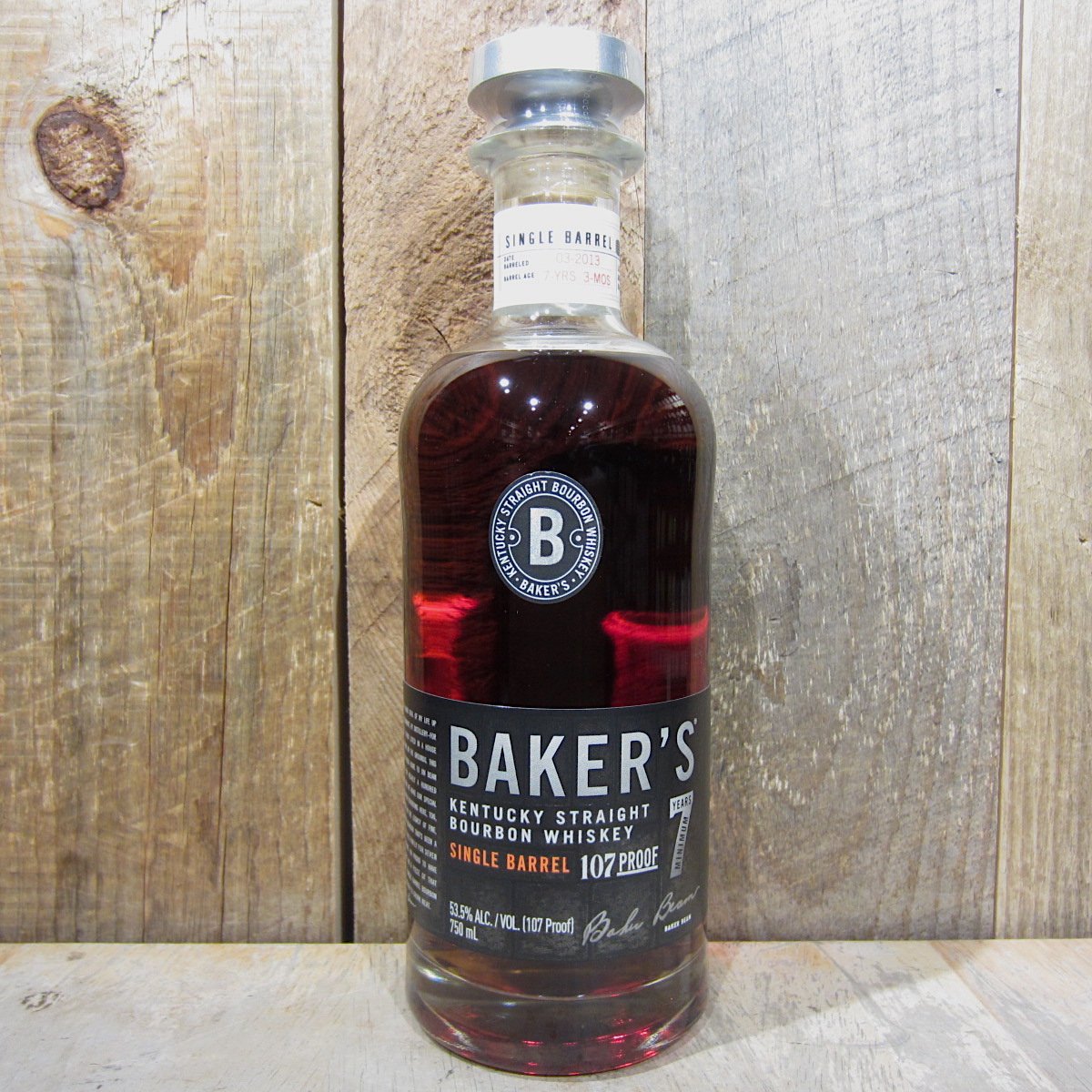 Bakers Single Barrel 7 Year Bourbon 750ml