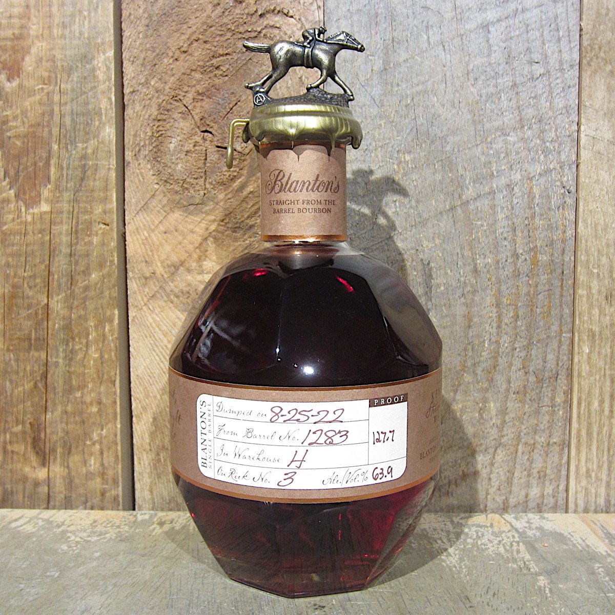 Blantons Straight From The Barrel Bourbon 750ml