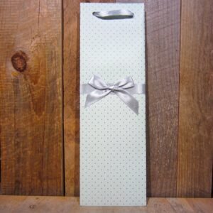 Elegant Blue with Silver Dots Gift Bag