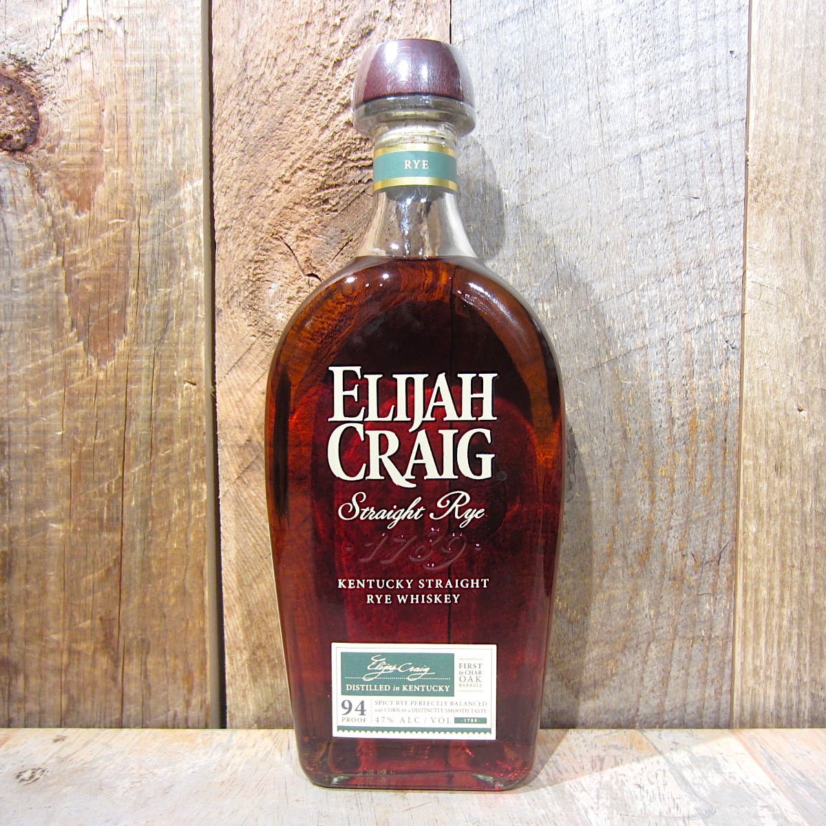 Elijah Craig Straight Rye 750ml