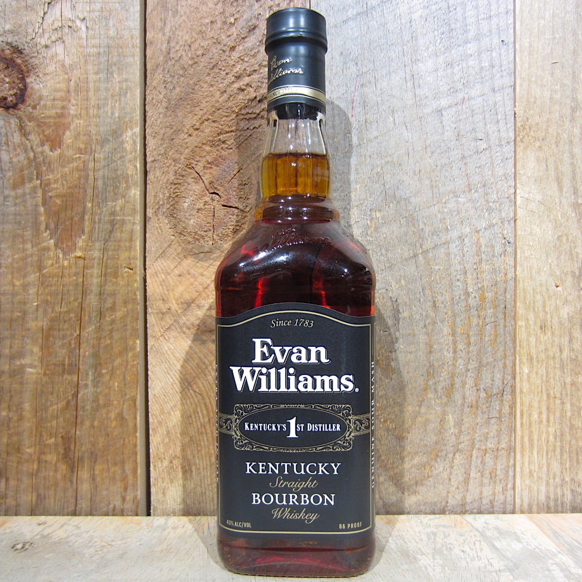 Evan Williams Black Label Bourbon 750ml