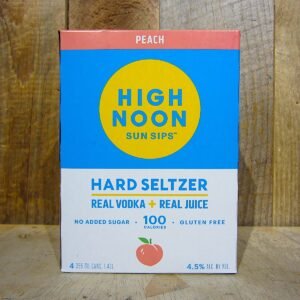 High Noon Vodka and Soda Peach (4-Pack)