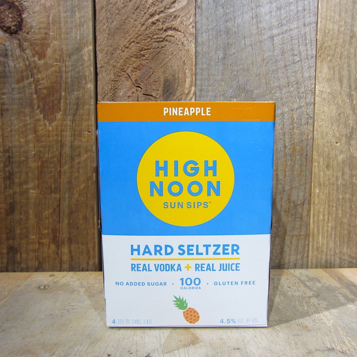 High Noon Vodka and Soda Pineapple (4-Pack)