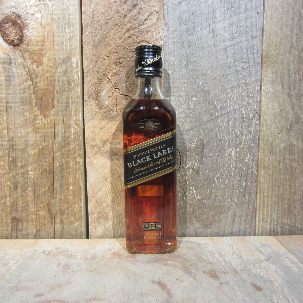 Johnnie Walker Black Label 375ml (Half Size Btl)