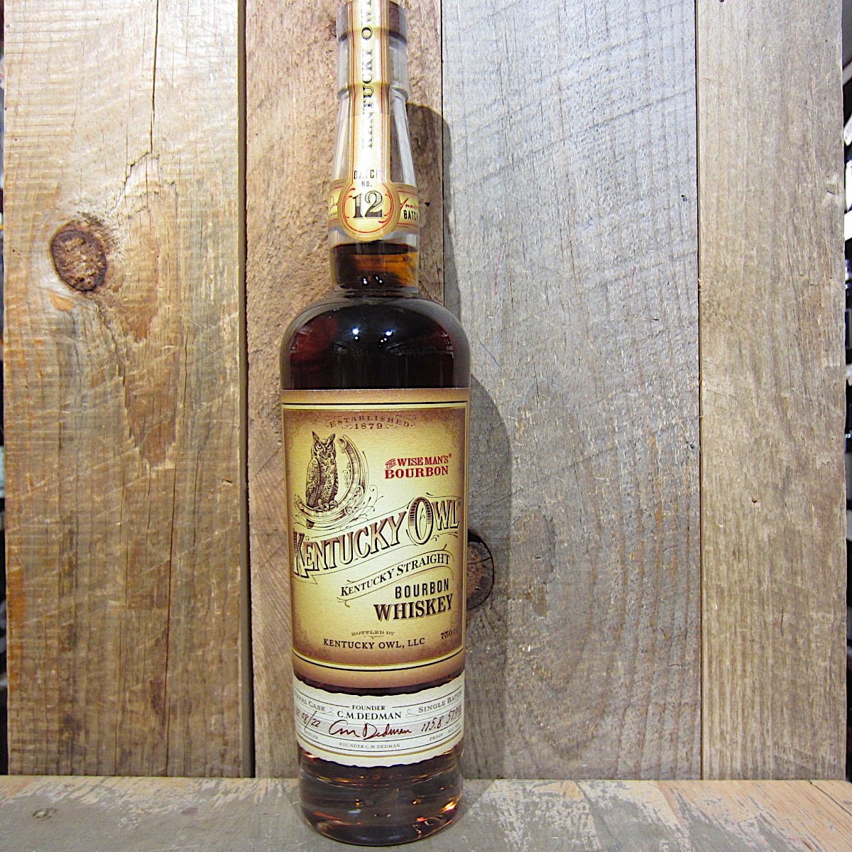 Kentucky Owl Bourbon 115.8 Batch 12 750ml