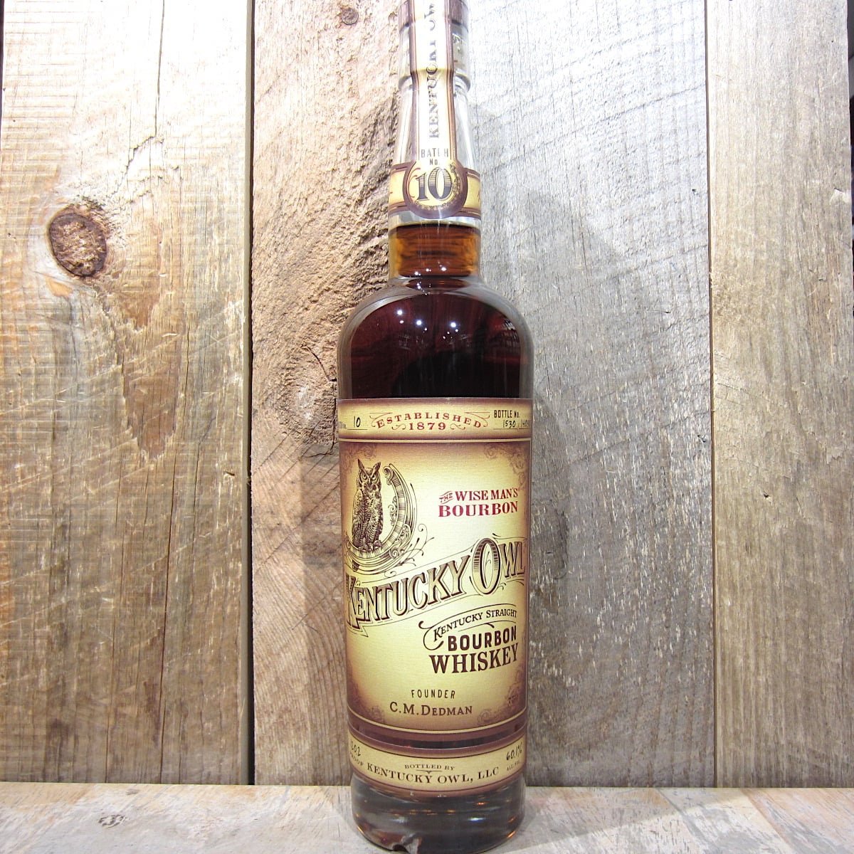 Kentucky Owl Bourbon 120.2pf Batch 10 750ml