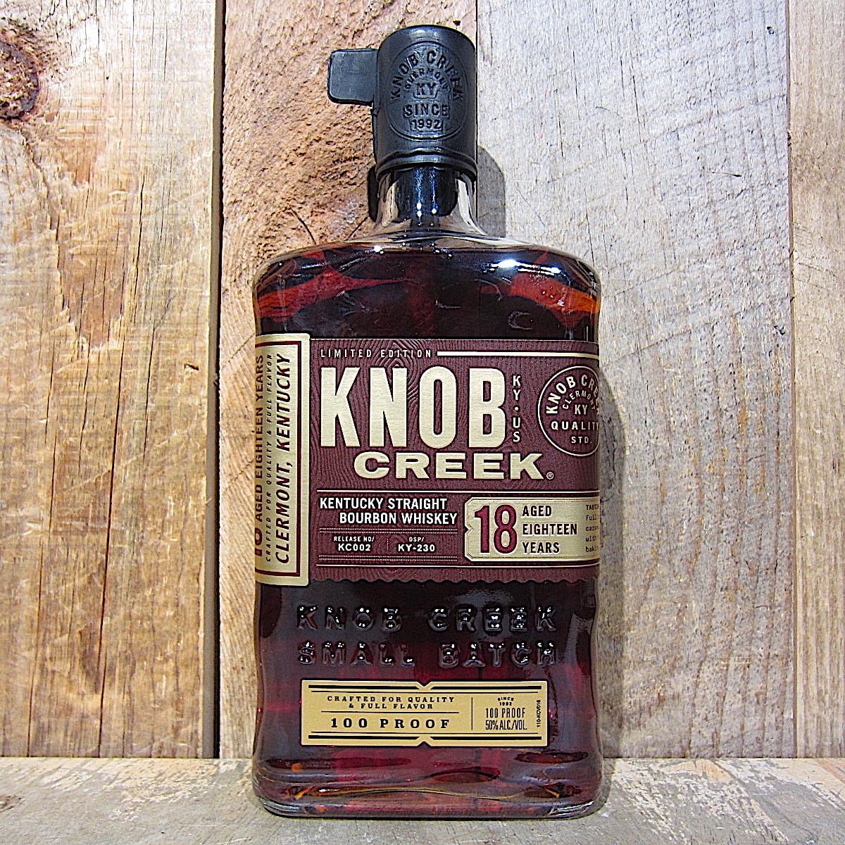 Knob Creek Small Batch Limited Edition 18 Year Old Bourbon 750ml