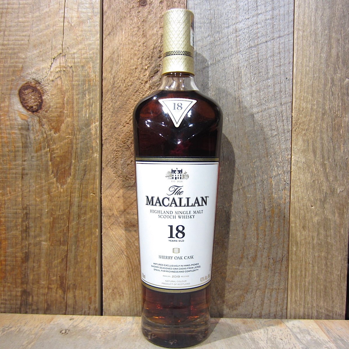 Macallan 18 Year Sherry Cask Single Malt 750ml