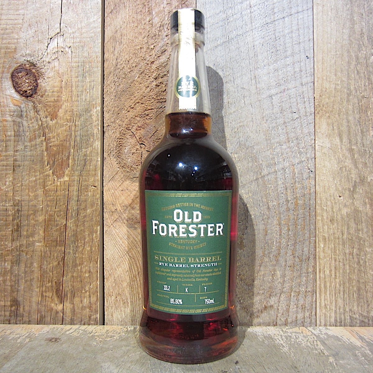 Old Forester Single Barrel Rye 128.8 Proof 750ml