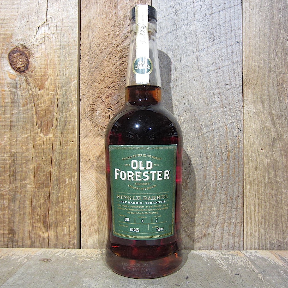 Old Forester Single Barrel Rye 126.6 Proof 750ml