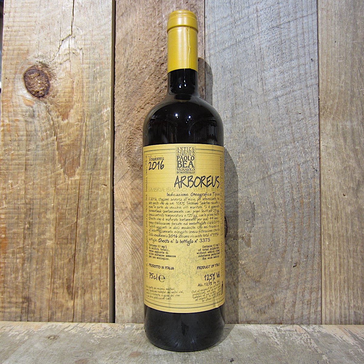 Paolo Bea Arboreus Umbria Bianco 2016 750ml