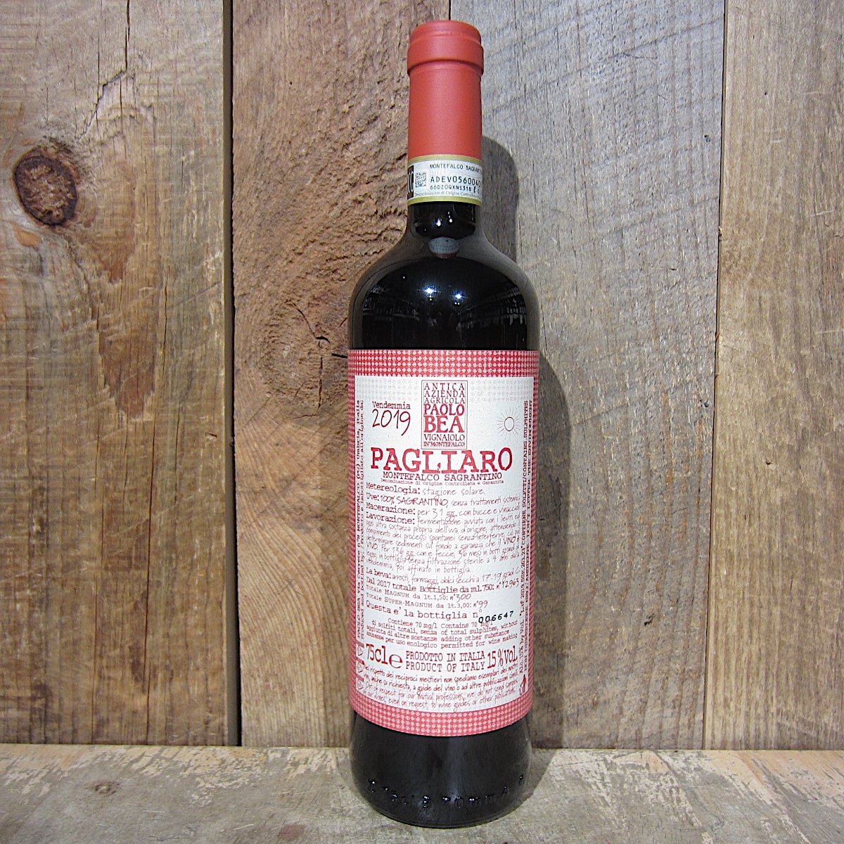 Paolo Bea Sagrantino di Montefalco Pagliaro 2020 750ml