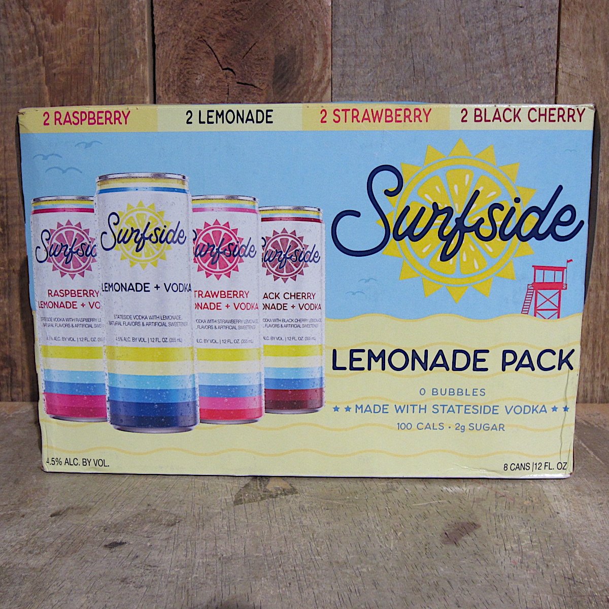 Surfside Lemonade + Vodka Variety Pack (8-Pack)