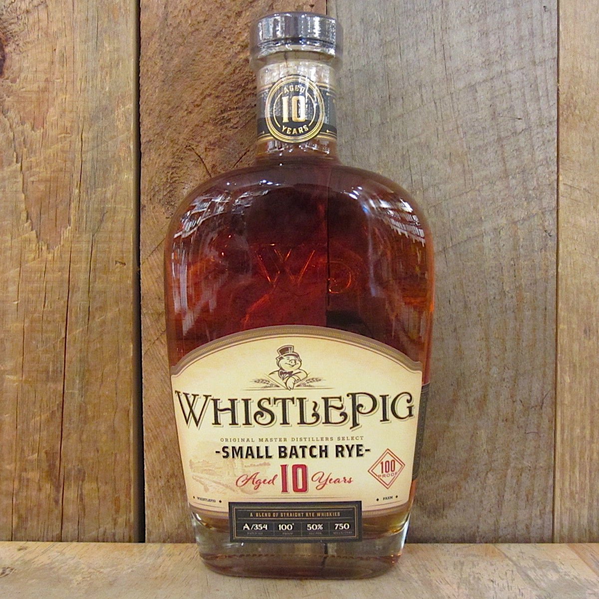 Whistle Pig Straight Rye Whiskey 10 Year 750ml