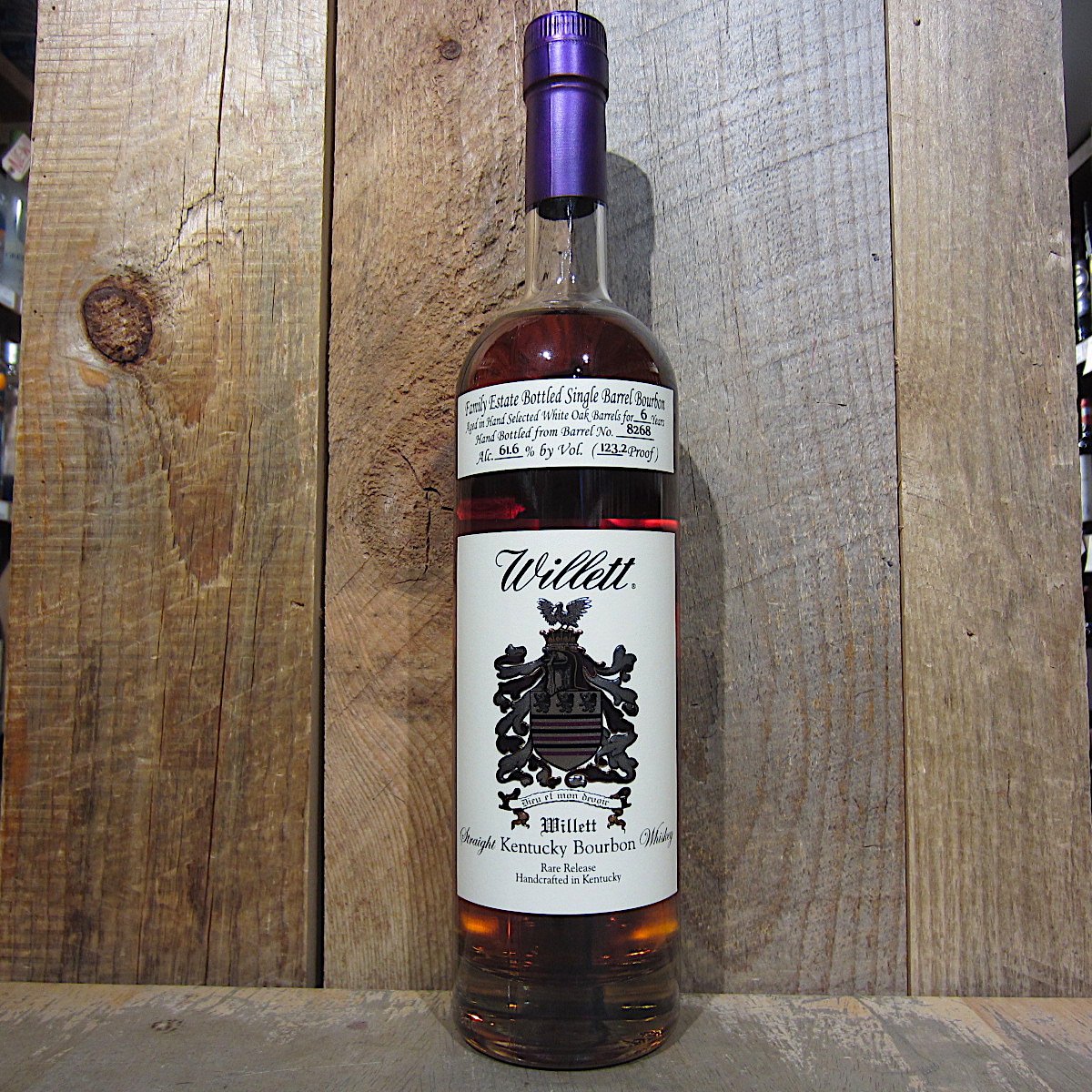 Willett Bottled Single Barrel 6yr Bourbon Whiskey 123.2 Proof 750ml