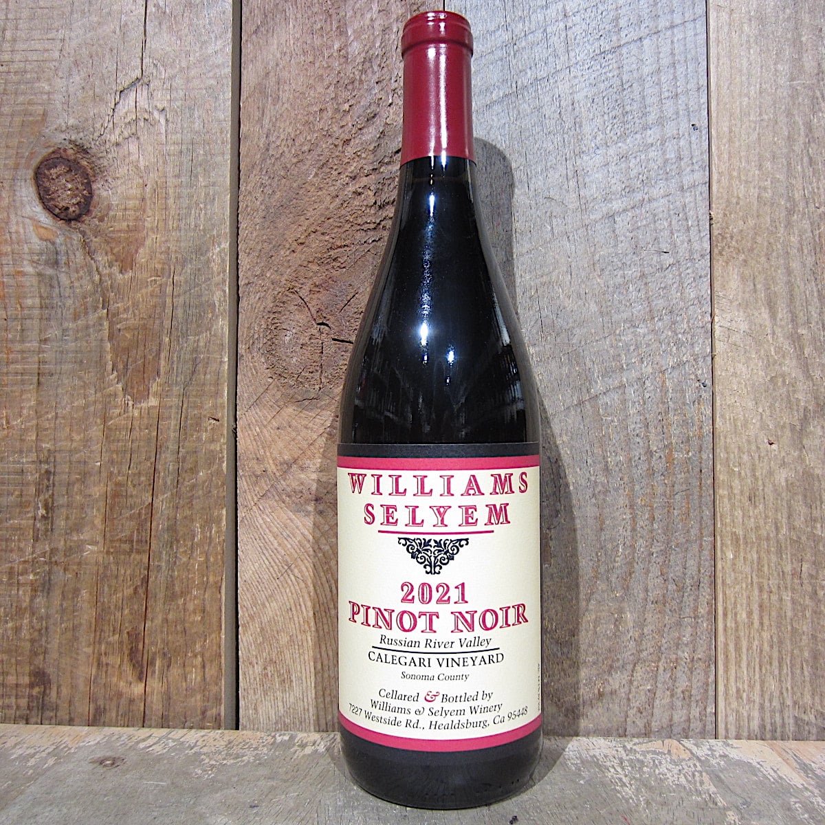 Williams Selyem Calegari Vineyard Pinot Noir 2021 750ml