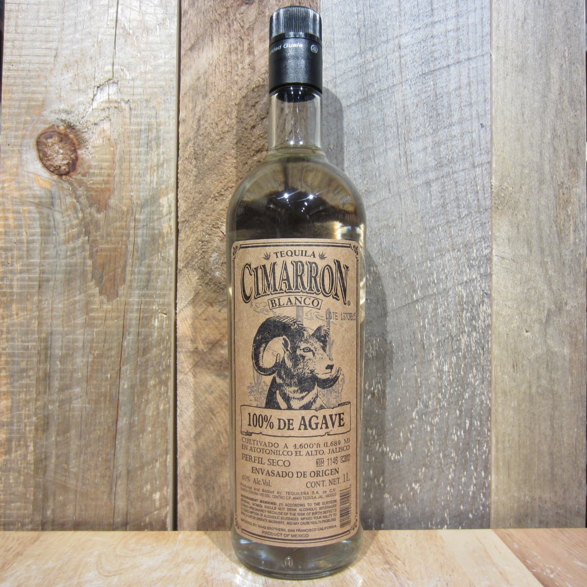 Cimarron Blanco Tequila 1L